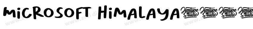 Microsoft Himalaya字体转换